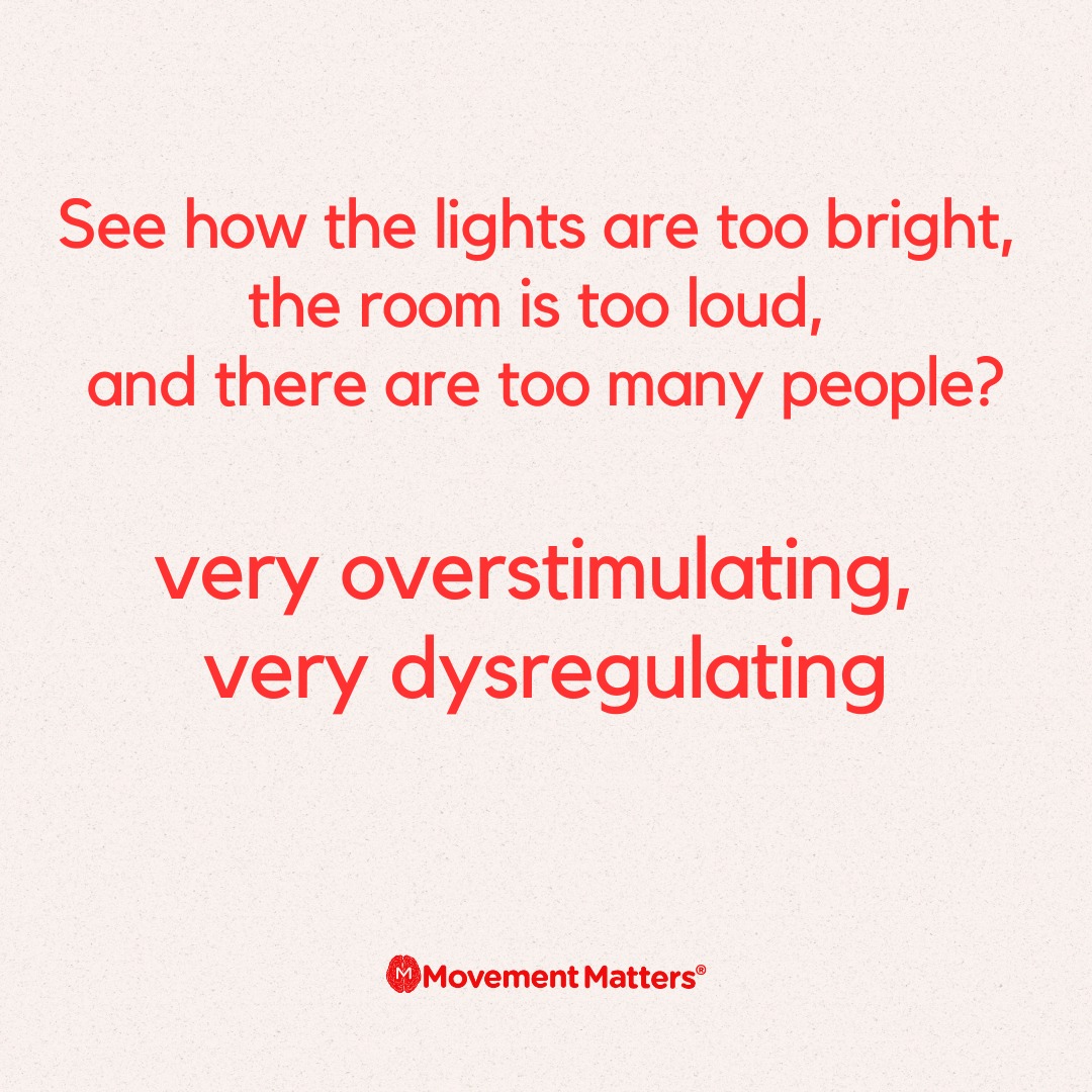 Movement - Dysregulation can be caused by so many things. It is very ...