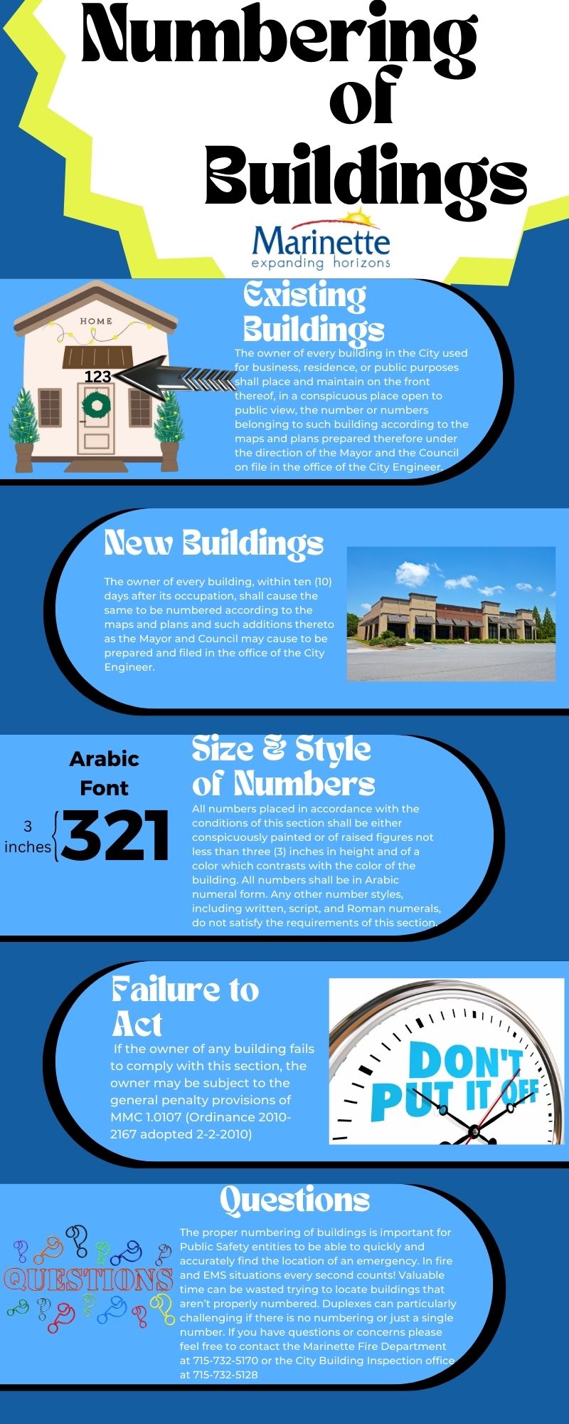 City - The proper numbering of buildings is important for Public Safety ...