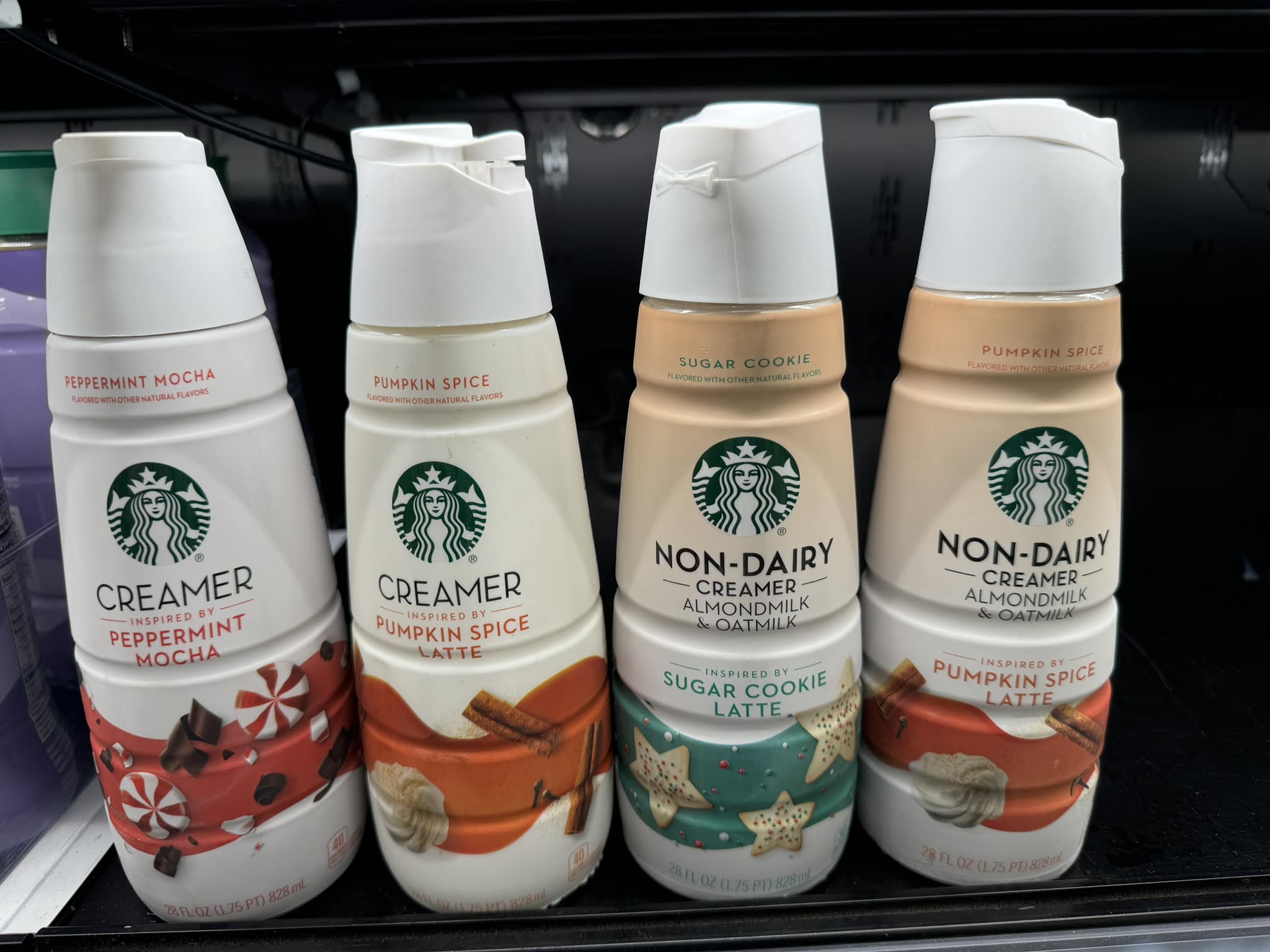 New and returning fall seasonal creamers and cold foam! These are