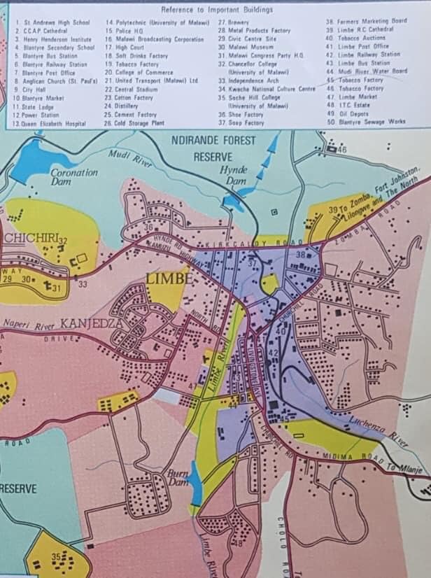Maps of Limbe,... - Malawi - Nyasaland historical moments | Facebook