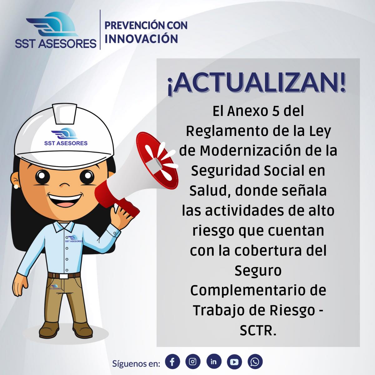 SST Asesores - 🚨ACTUALIZAN🚨 El anexo 5, que es el listado... | Facebook
