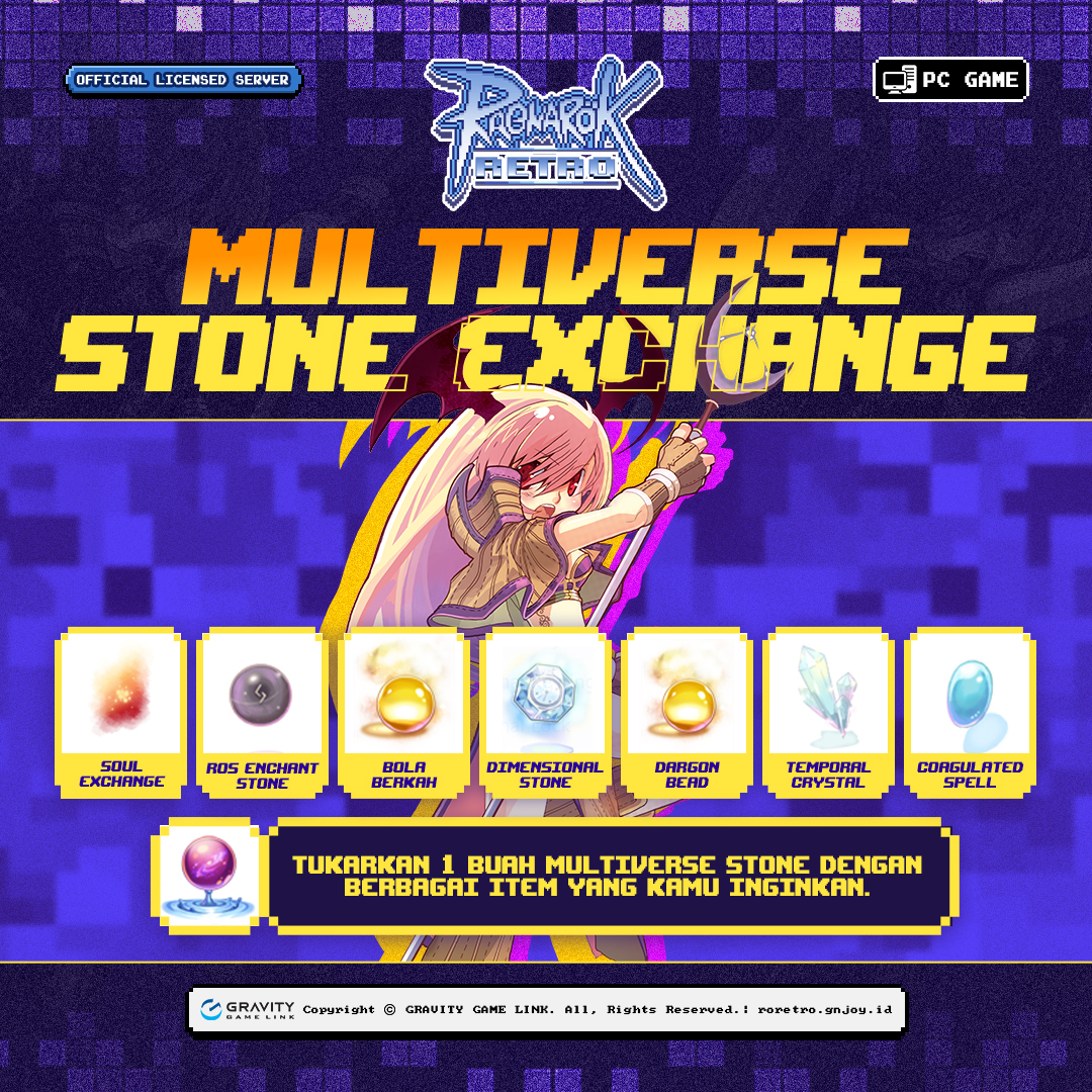Ragnarok Retro - 📣 New Feature Multiverse Stone! Hi, RO...