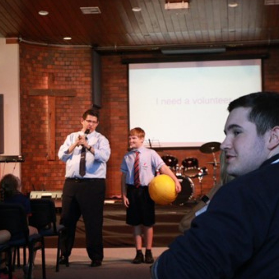 This morning, a packed... - Caloundra Christian College