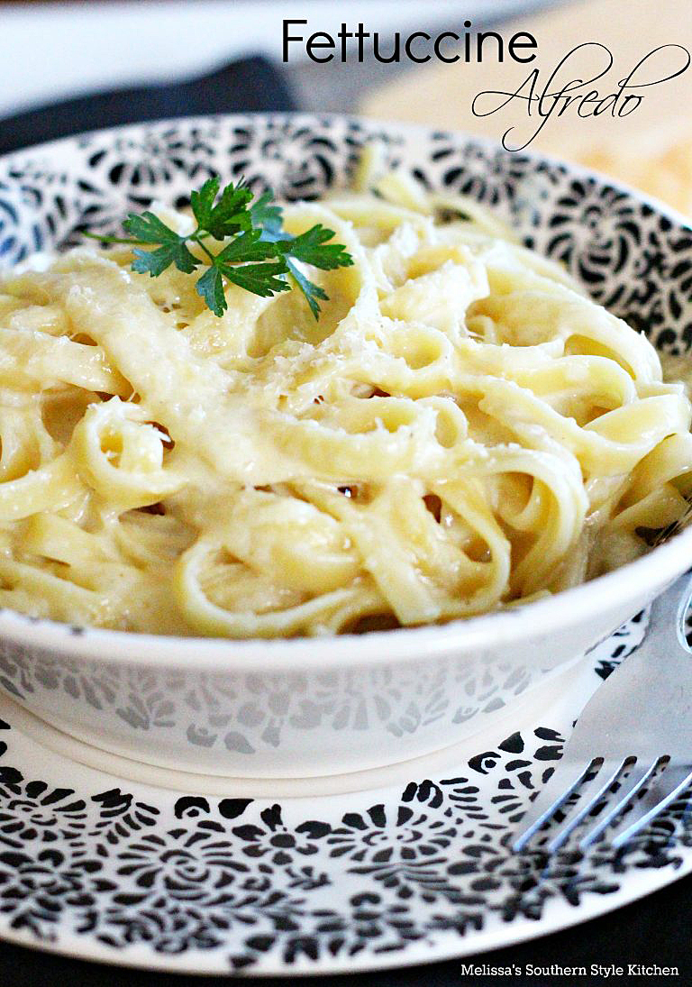 Martha Stewart's classic fettuccine alfredo recipe