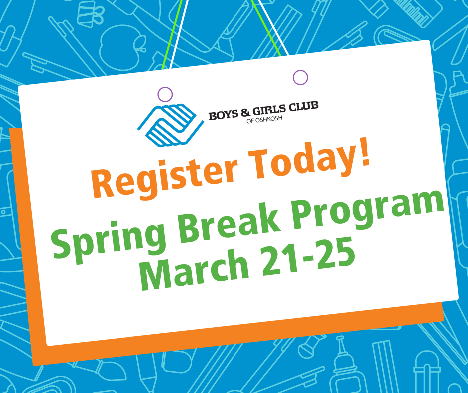 Boys - Don't forget to register for our Spring Break Program March 21 ...