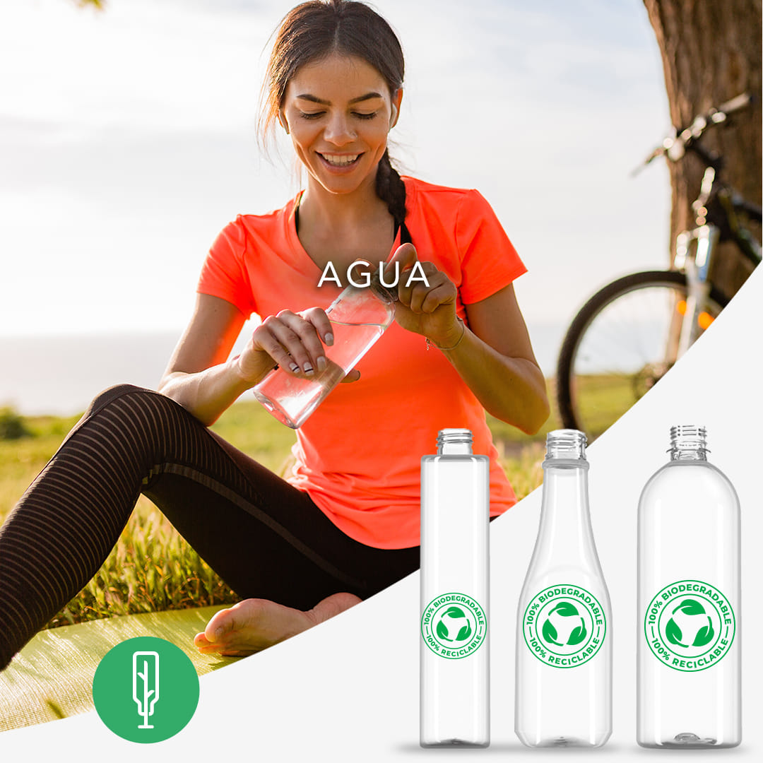 Botellas - Nuestras botellas y tapas #biodegradables son compatibles ...