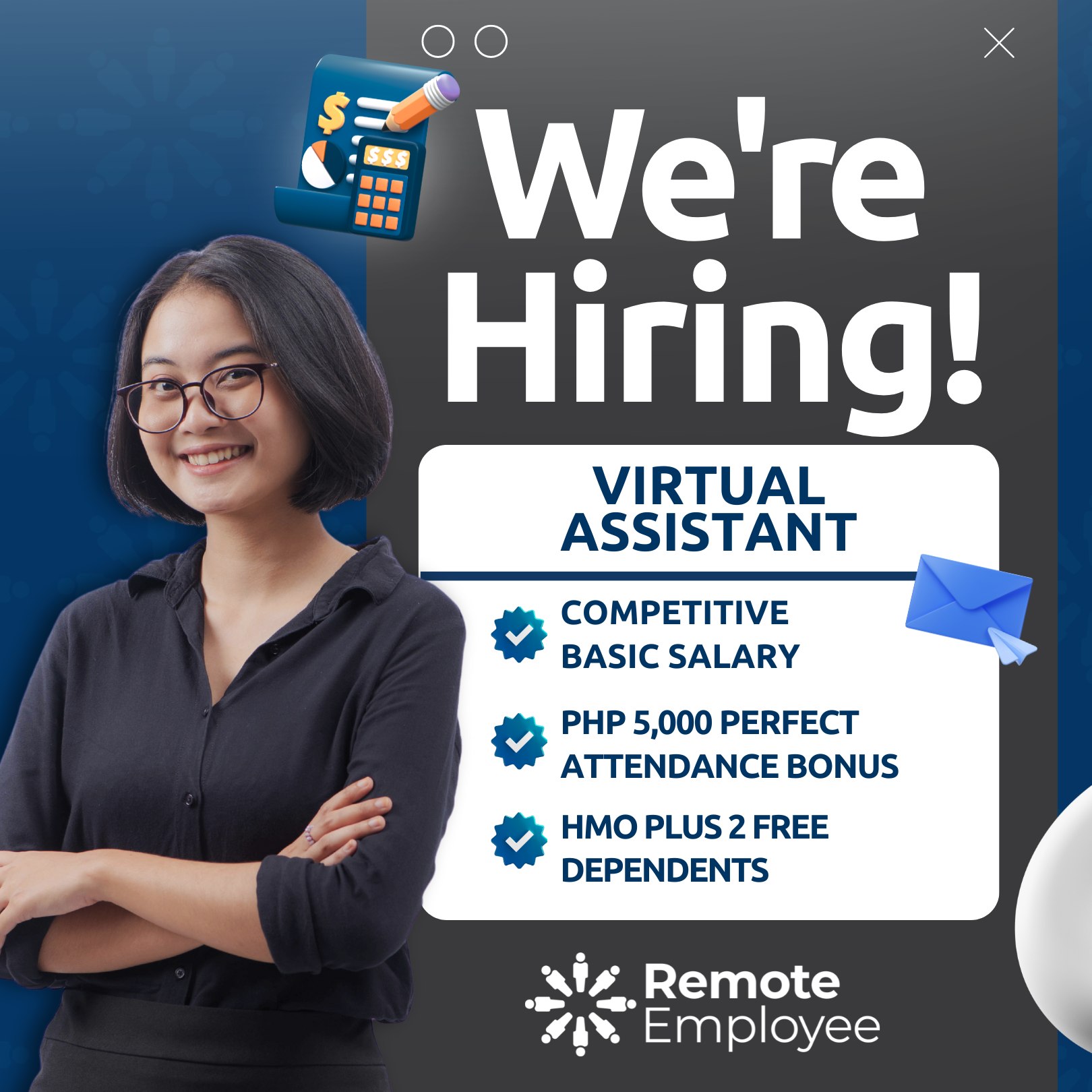 Work your way as a VIRTUAL ASSISTANT... - Remote Employee PH