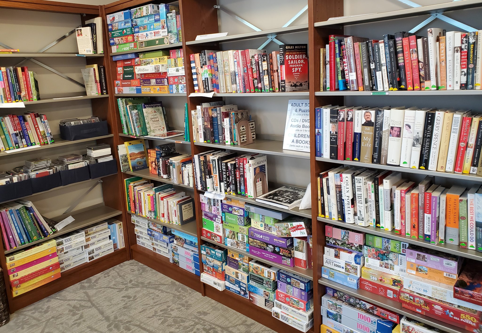 PUZZLES! We... - Friends of the Pleasant Valley Library
