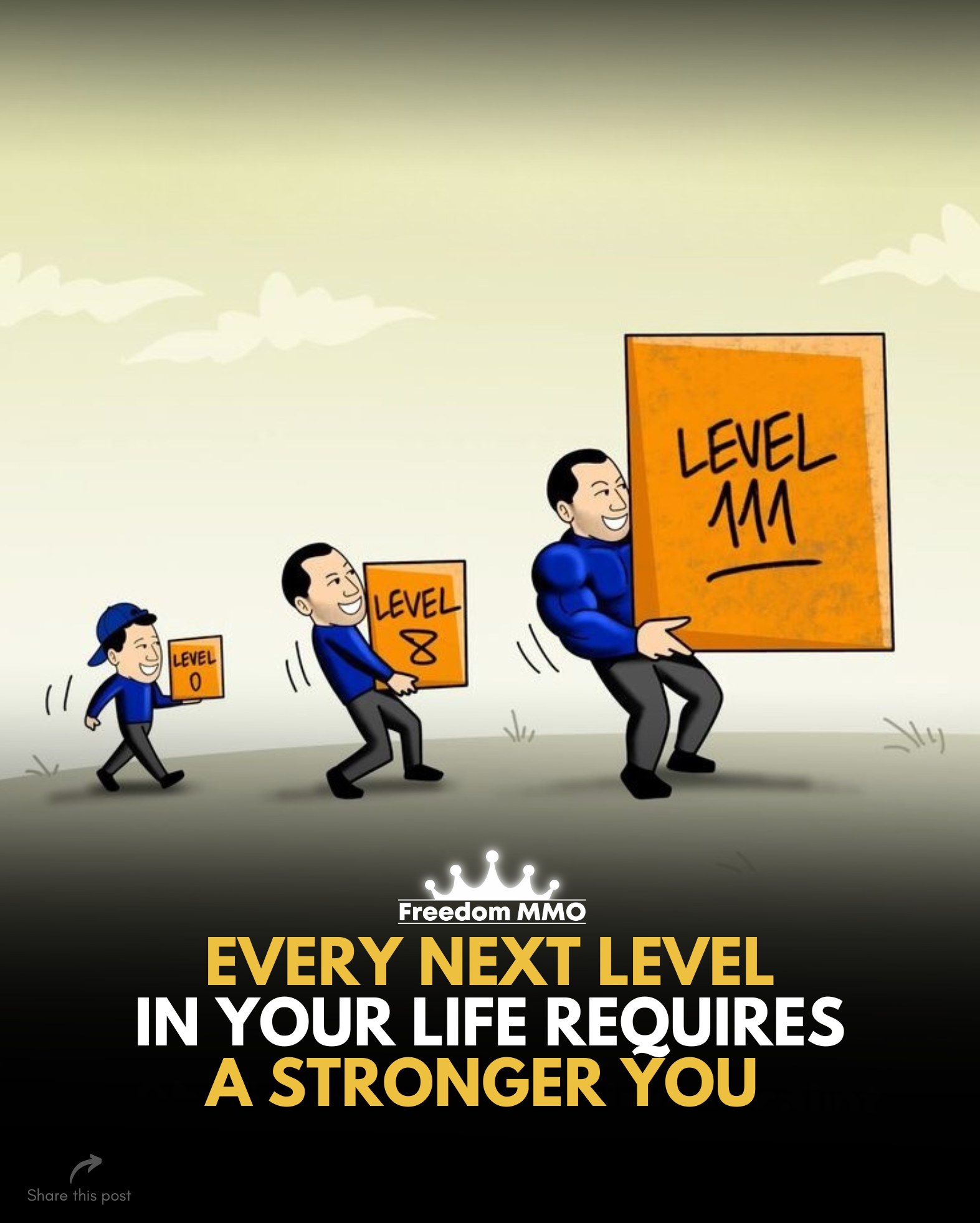 Freedom - 👑 Level up your mindset 👑 #FreedomMMO #success #motivation # ...