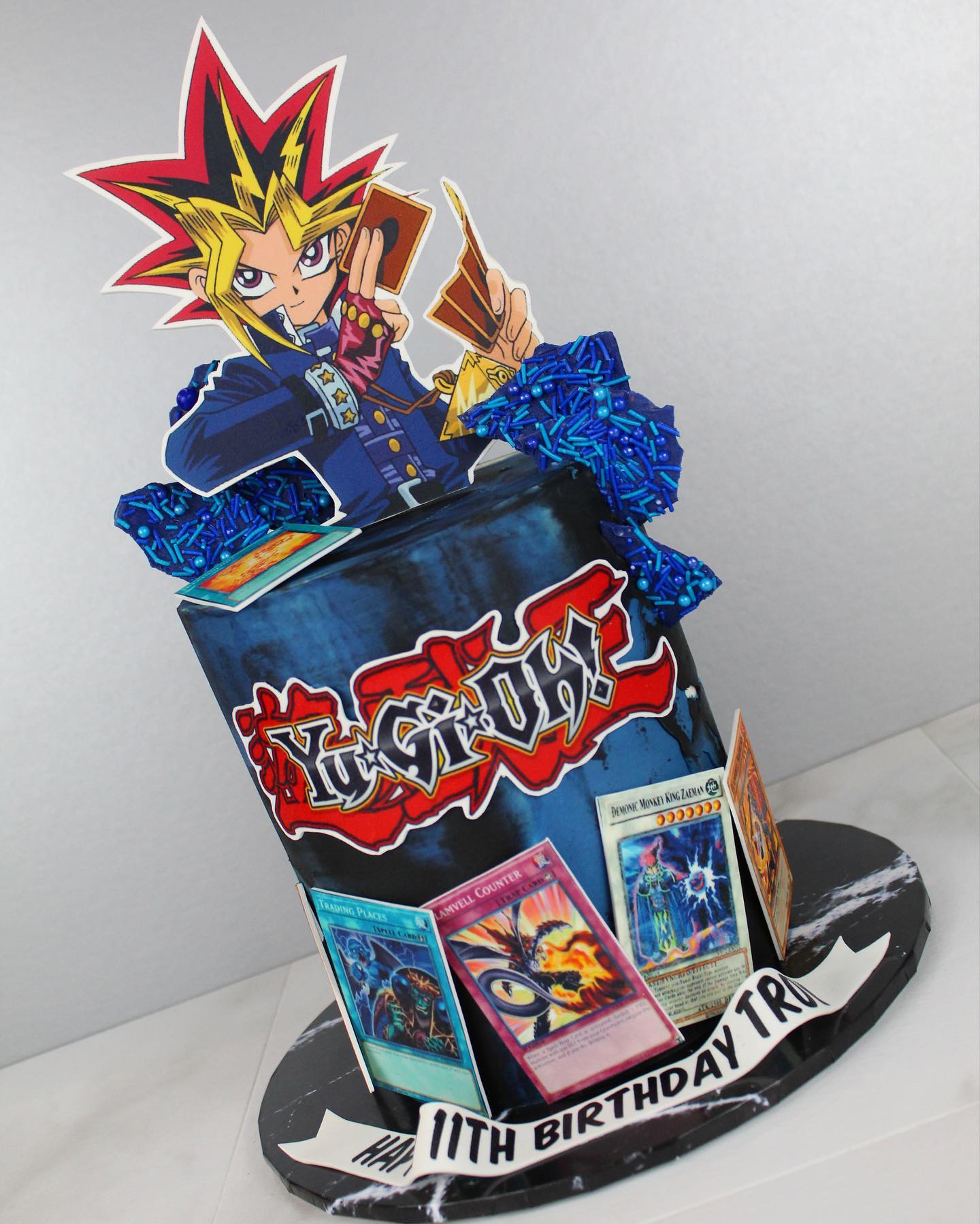 yugioh card cake Yu Gi Oh Red Eyes Dragon Edible Topper Yu-Gi-Oh Cake: Crea un increble