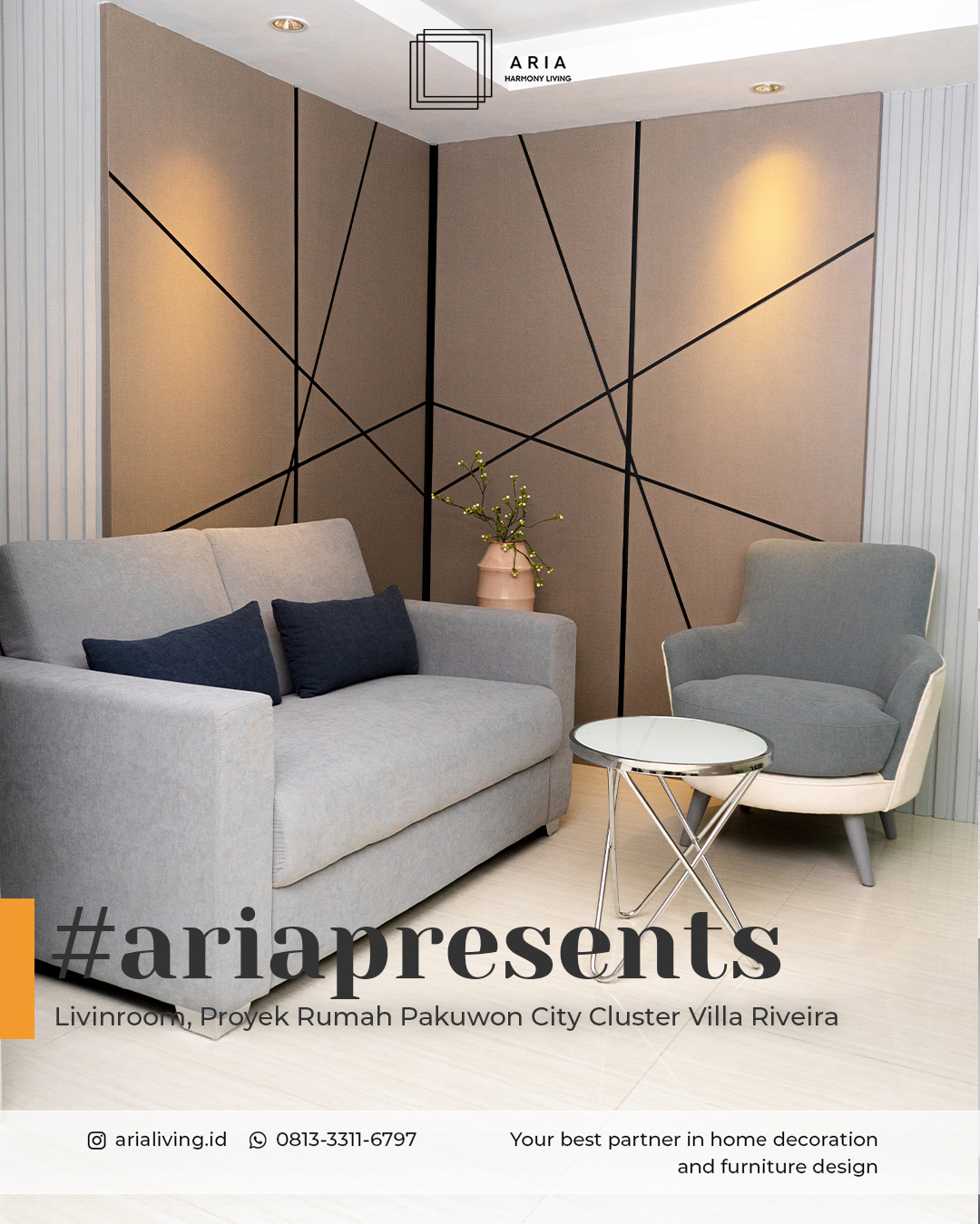 Ruangan yang indah adalah ruangan... - Aria Harmony Living