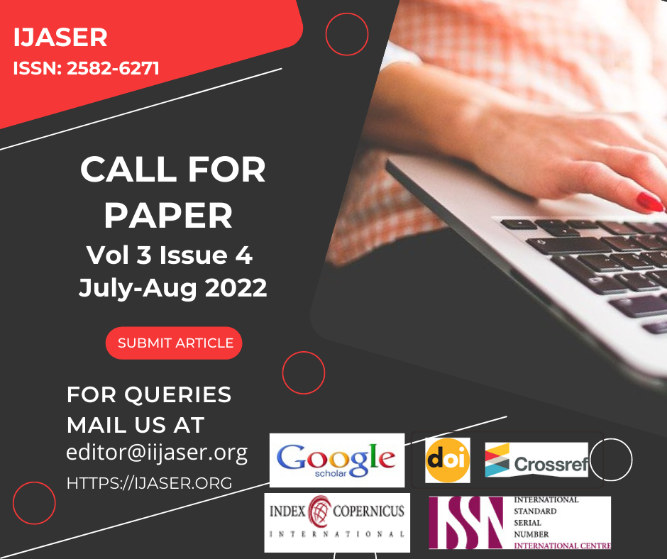 International Journal of Applied Science and Engineering Review 2582-6271