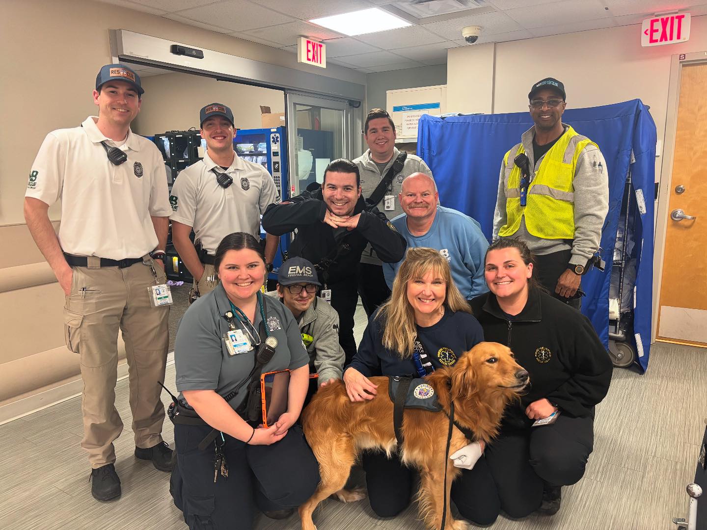 Virginia Beach EMS - VBEMS Senior Paramedic Ed Britt supervises ...