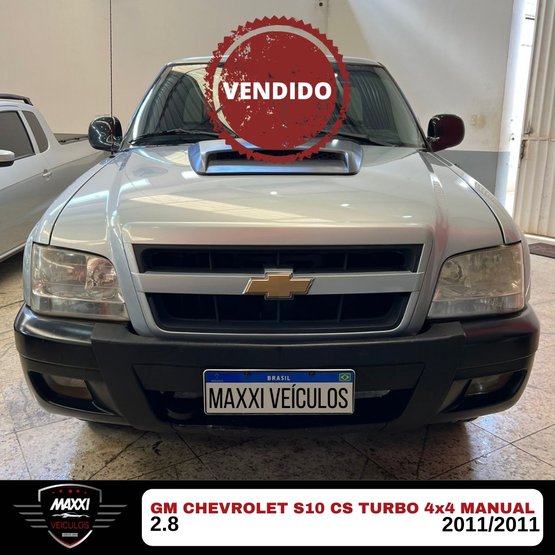 Maxxi Veículos - VENDIDO GM - CREVROLET S10 CS 2.8...