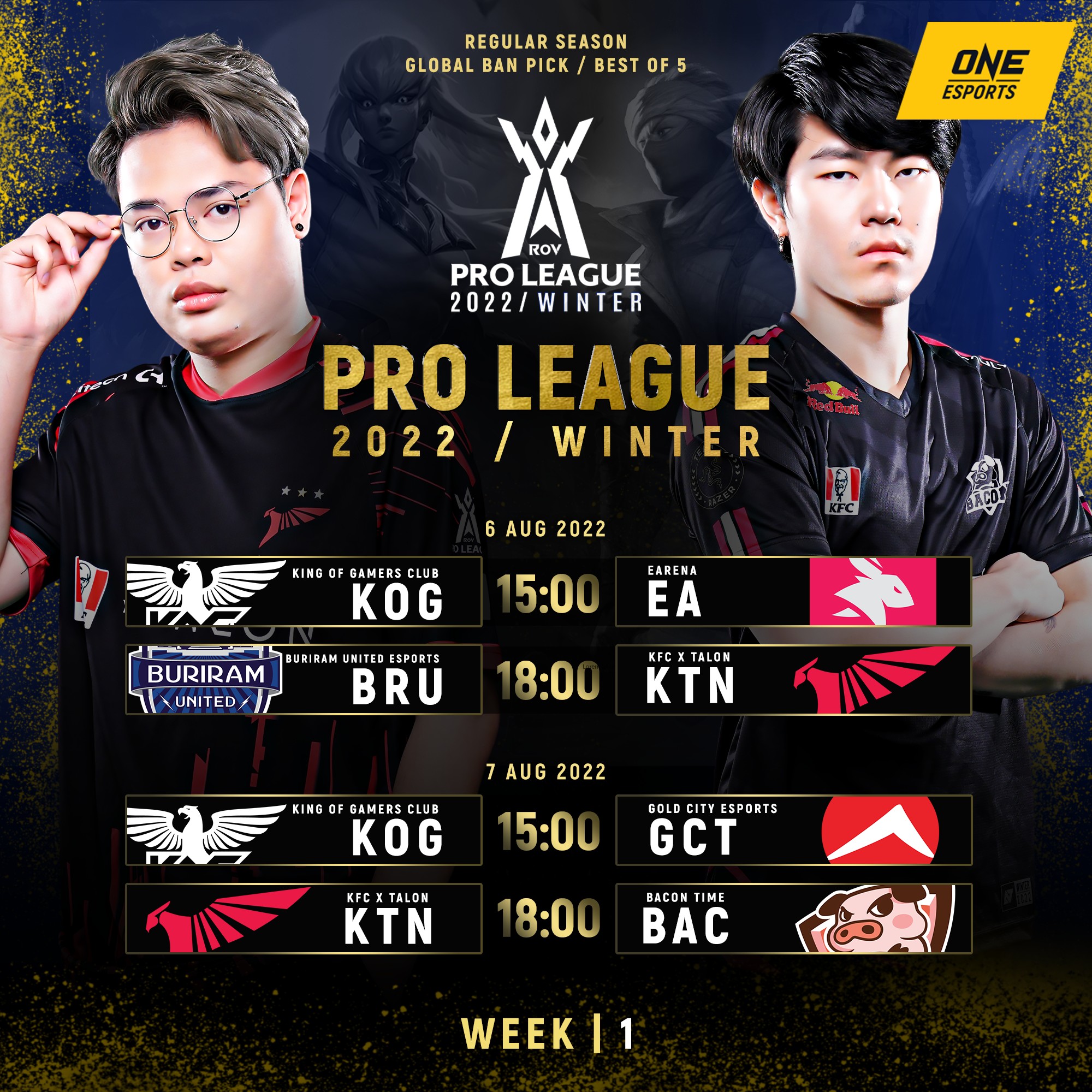 ONE Esports - 😍 RoV Pro League กลับมาแล้ว!... | Facebook