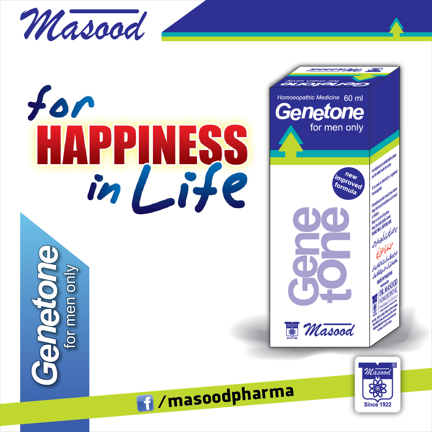 Dr. Masood Homoeopathic Pharmaceuticals Pvt Ltd - Genetone for men ...