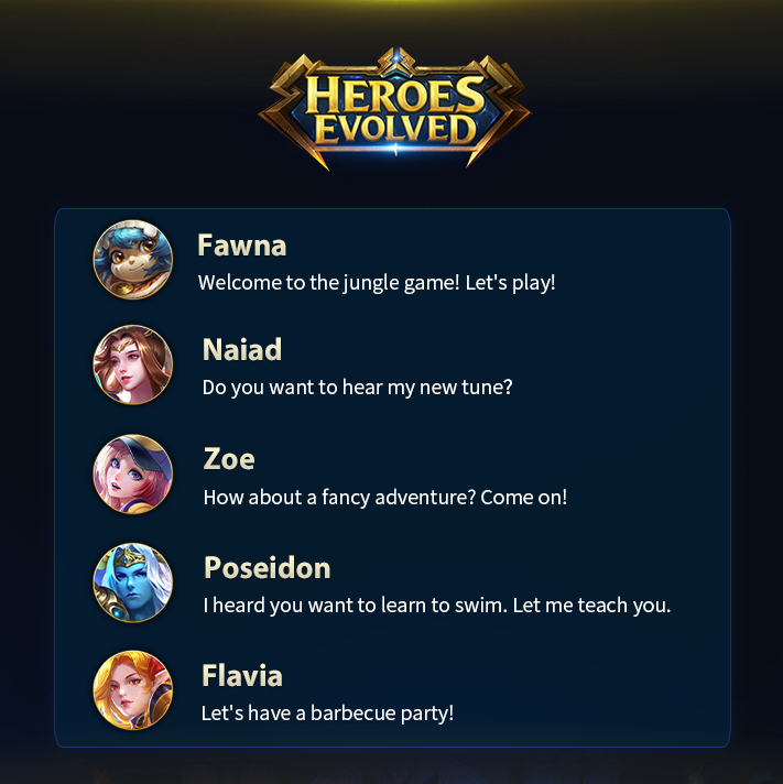 You can only reply to one hero. 👀... - Heroes Evolved Mobile | Facebook