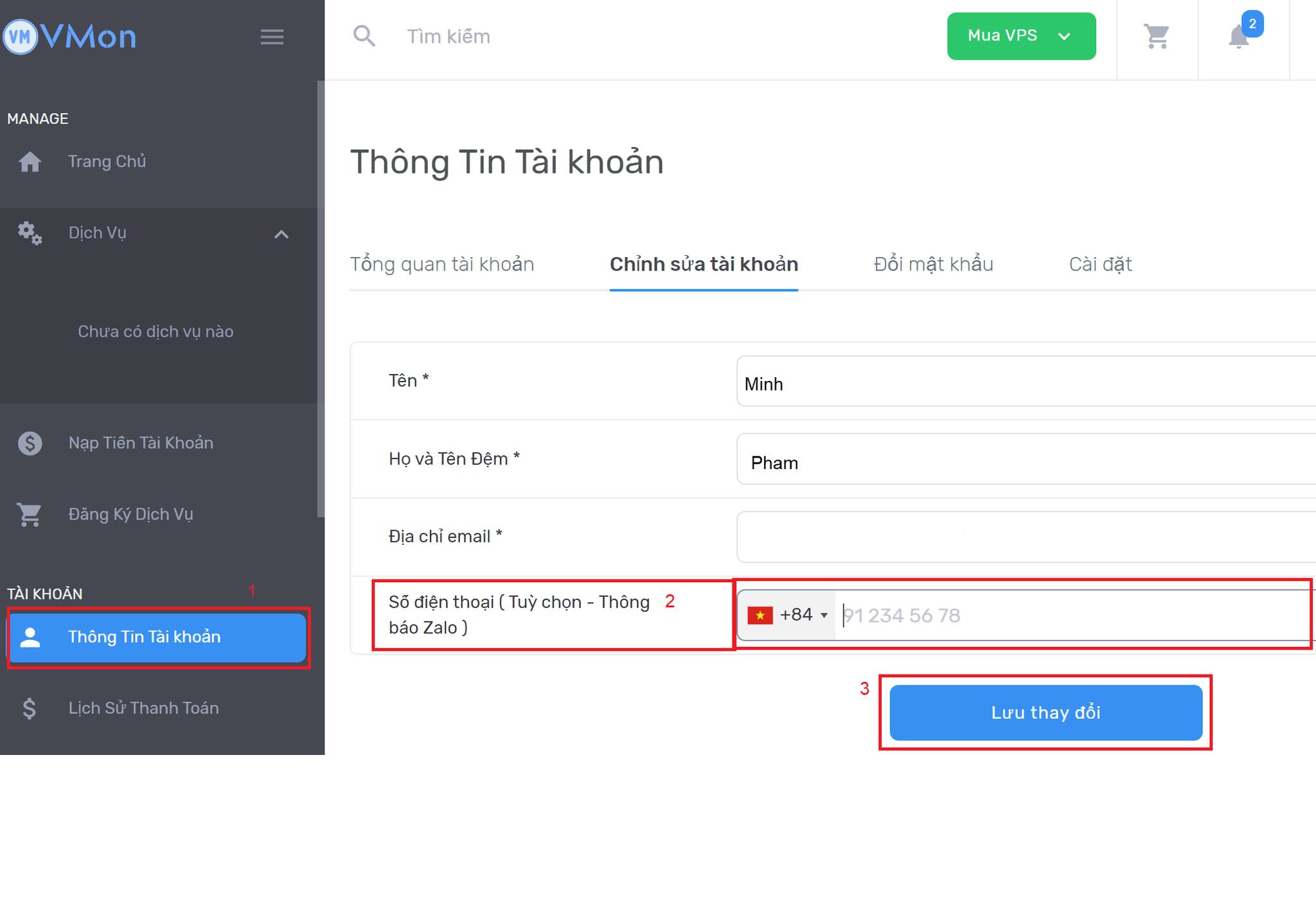 Minh Ngô VMon Cloud