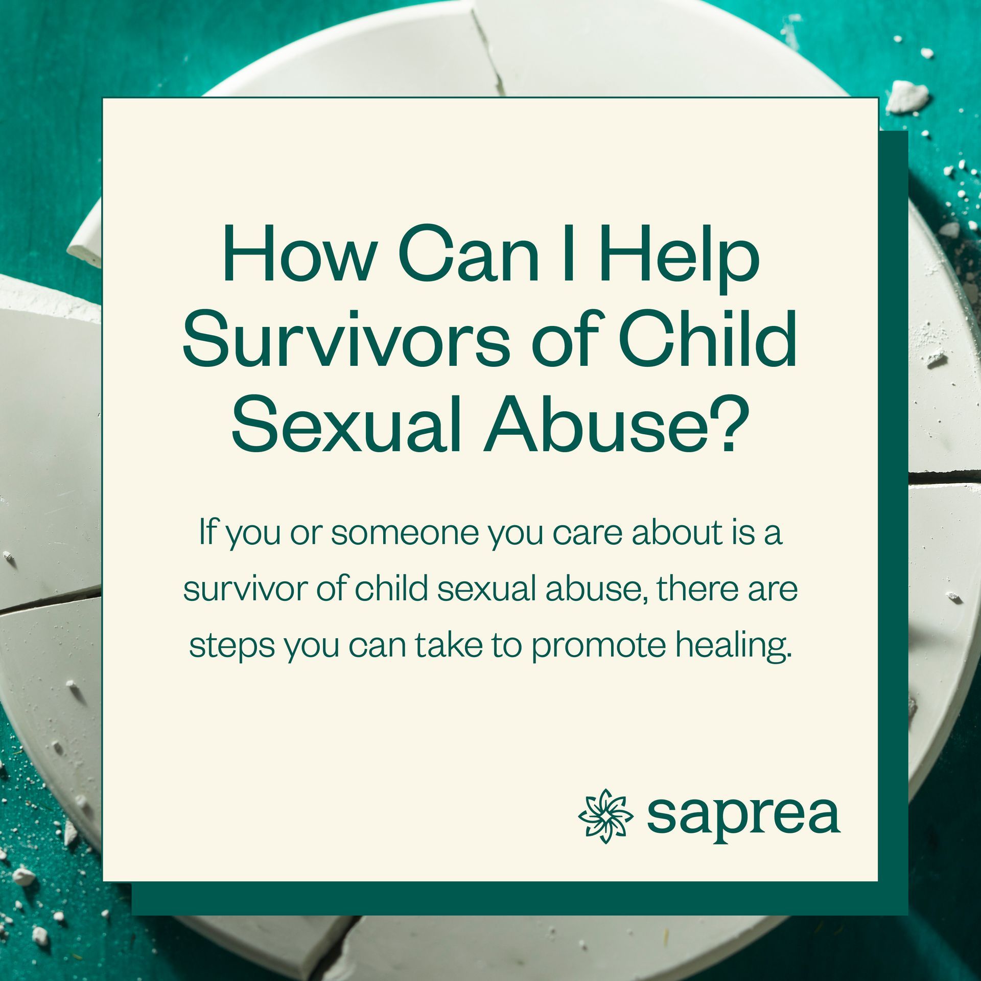 Saprea - The trauma of child sexual abuse can have...