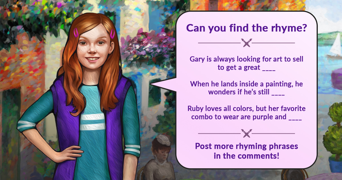 Haiku Games - Can you find Ruby's rhyme? Post more rhyming...
