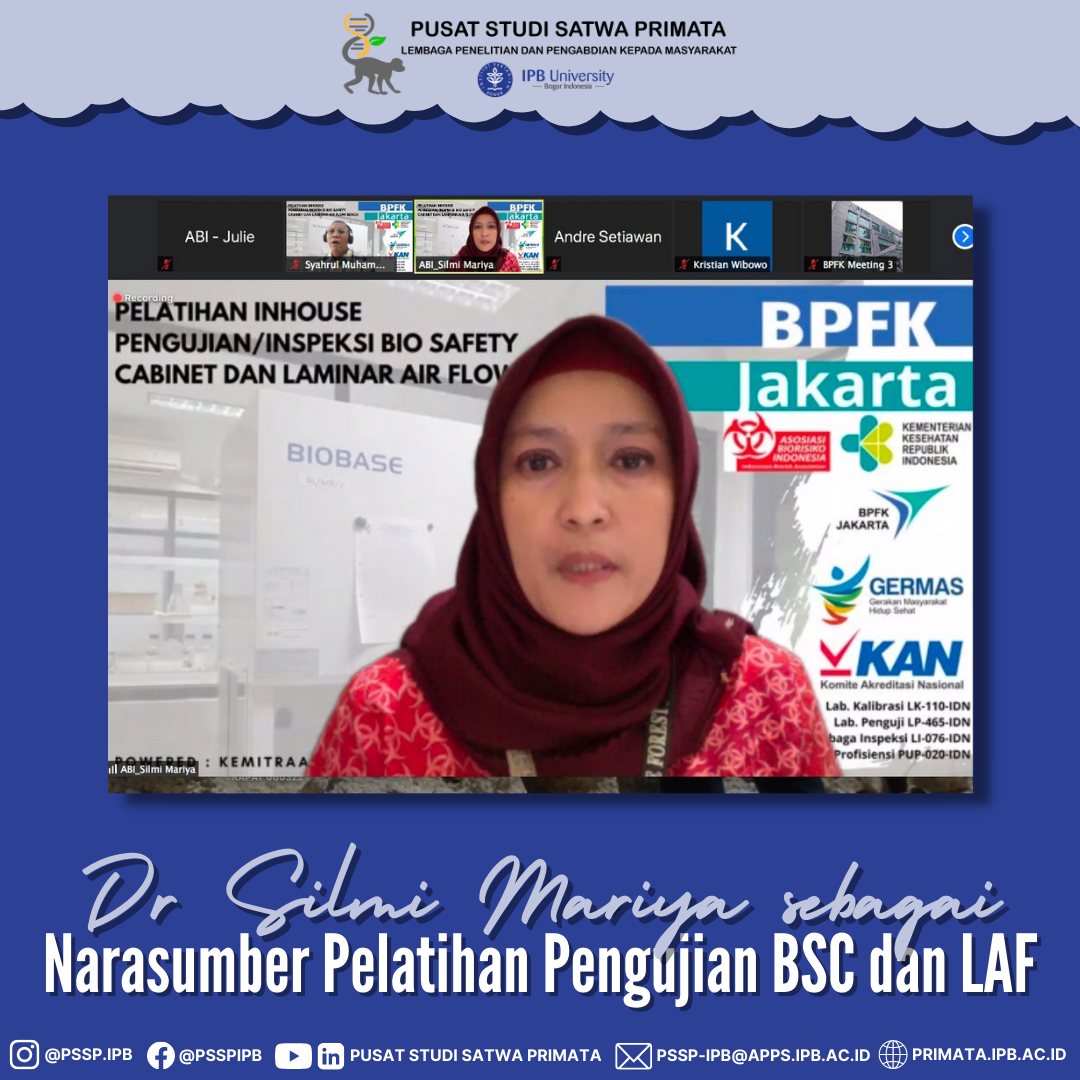 Dr Silmi Mariya sebagai... - Pusat Studi Satwa Primata IPB | Facebook