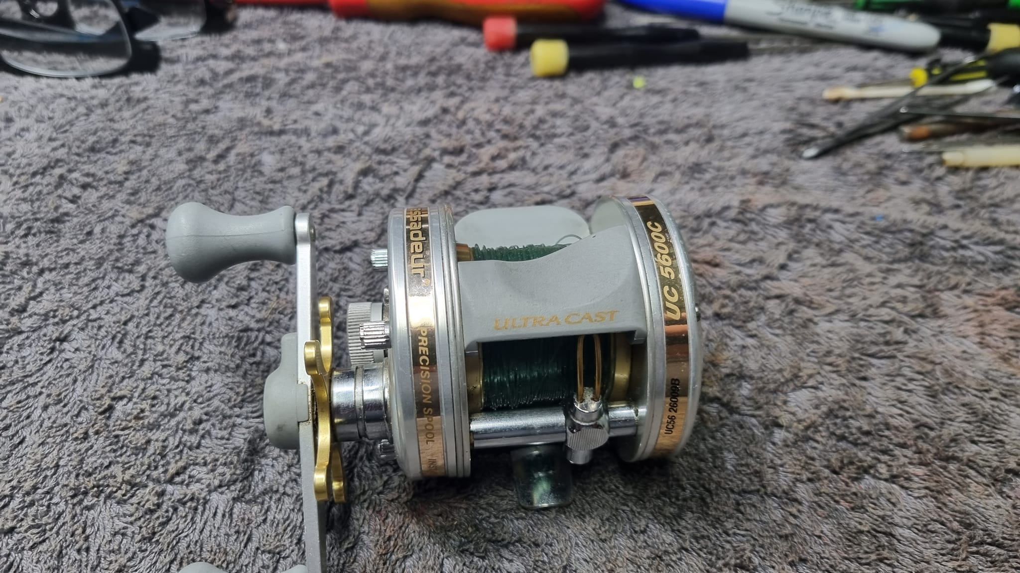 1989 ambassadeur ultra cast fishing reel Abu Garcia UC 5601C Multiplier  Fish For Tackle packed with power and performance Small Ambassadeurs : The Legendary