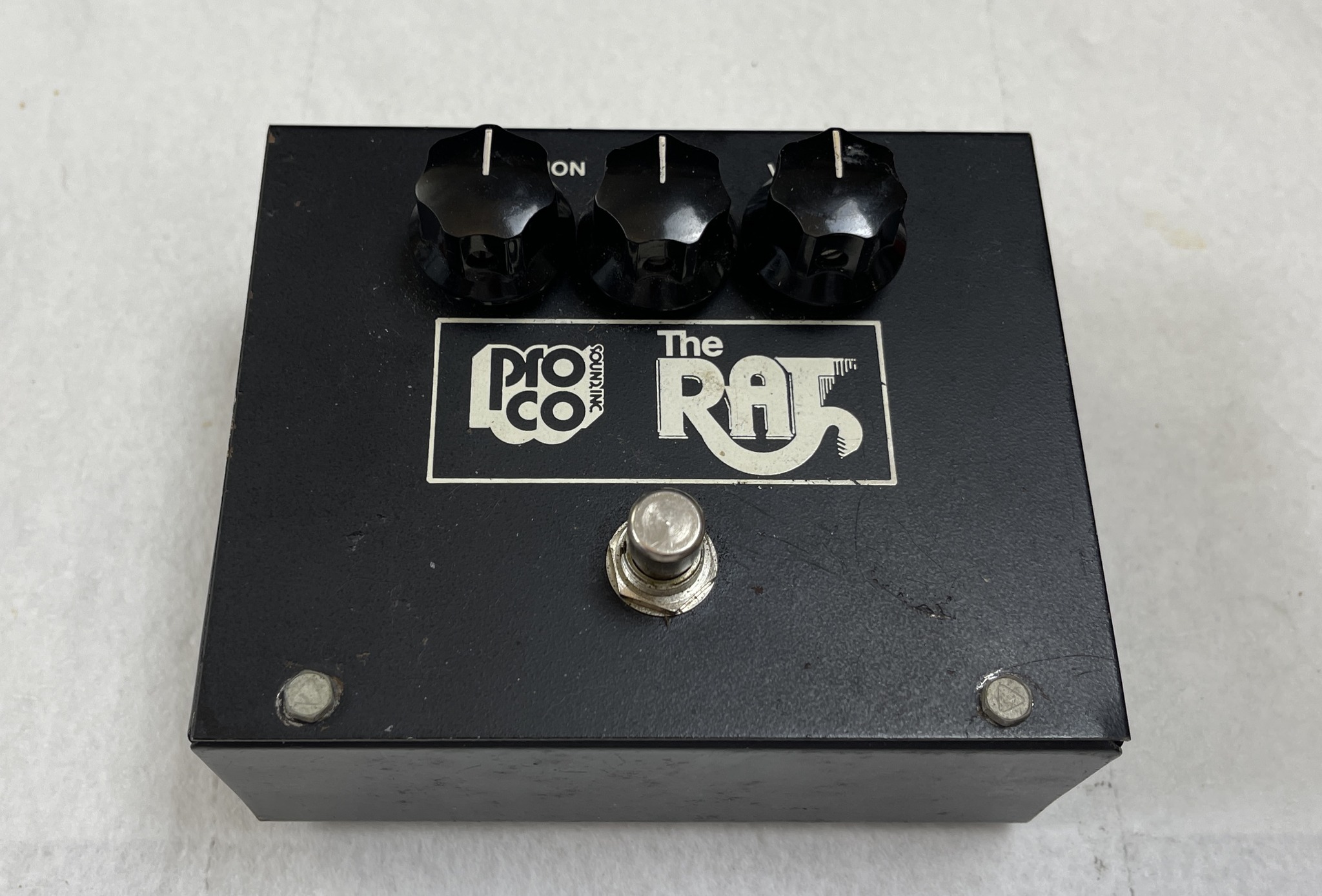 Counterfeit Proco Rat pedal warning