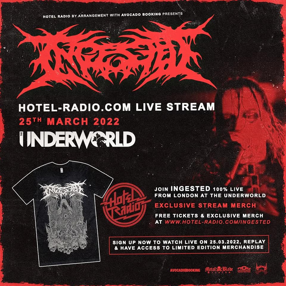 INGESTED - OUR UK TOUR ENDS TONIGHT WITH AN EXPLOSIVE SHOW...
