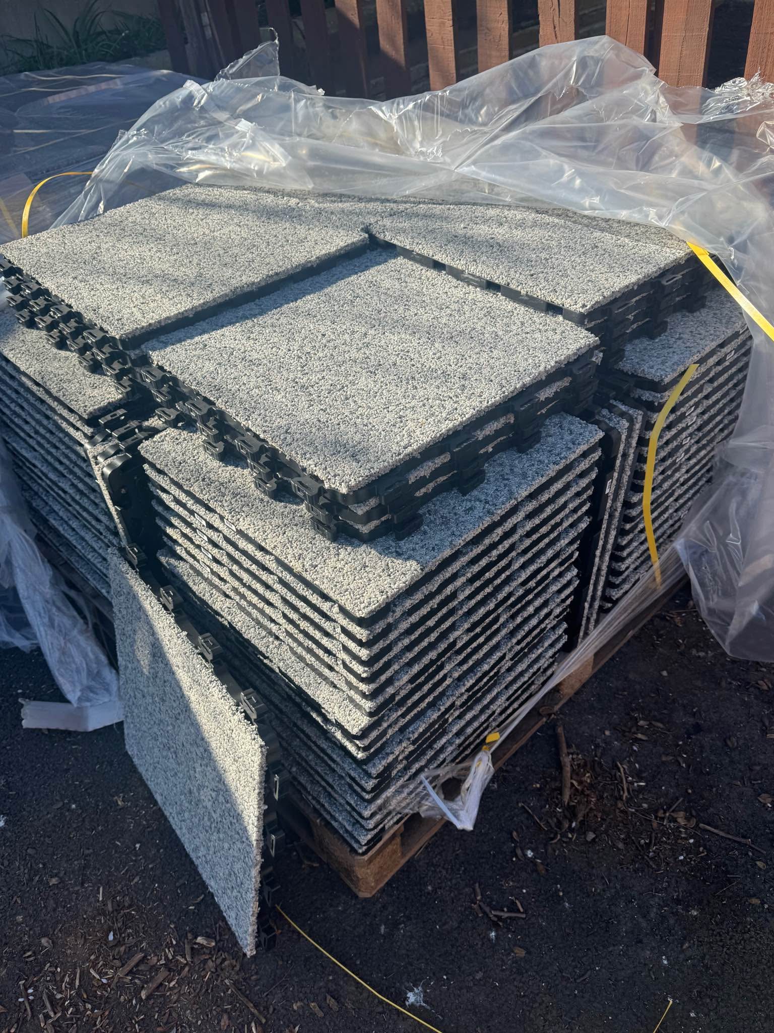 Addagrip Resin Clicktile Paving Slabs - Grey - Stepping Stones ...