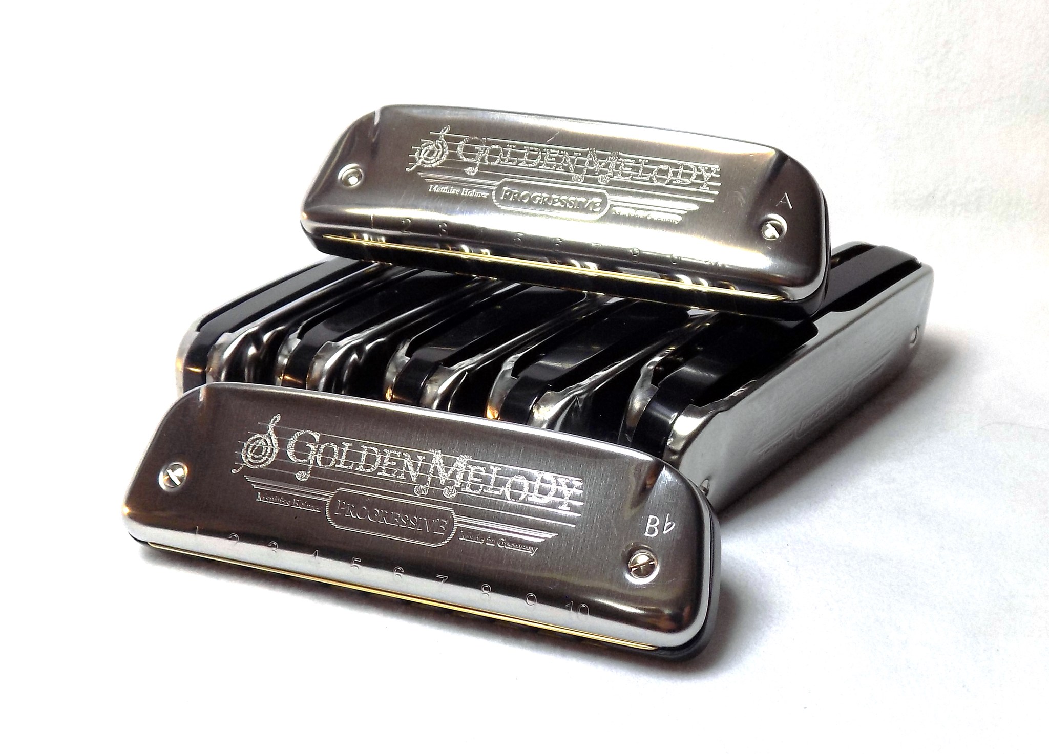 2007 Hohner 150th anniversary gold plated harmonica