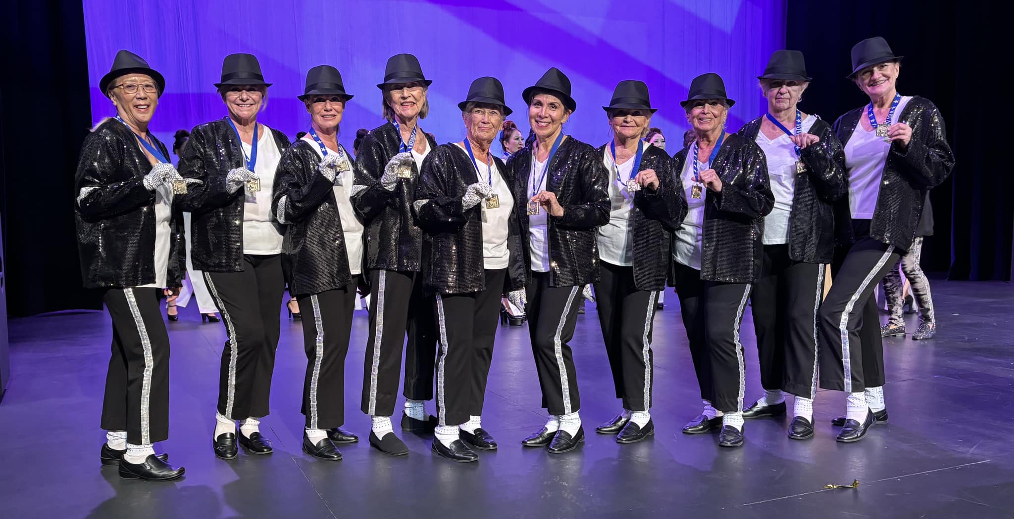 With Linal - The Sunsations (ages 61-87) won a gold medal at the 2024 ...