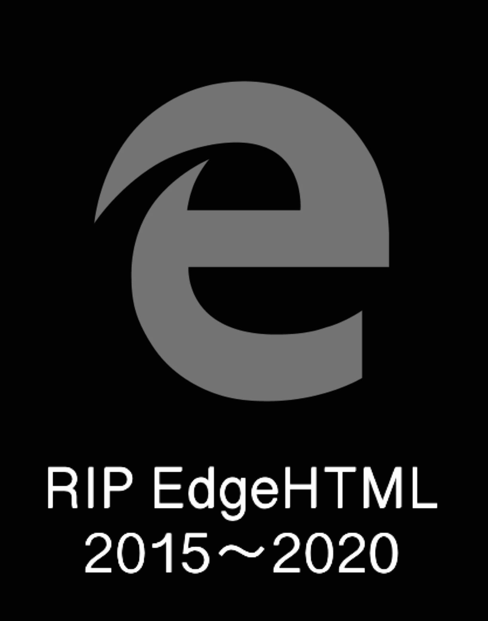 電腦迷因 - 原本EdgeHTML內核的Edge會在2020/1/15被新版使用Chromium內核的Edge取代。...