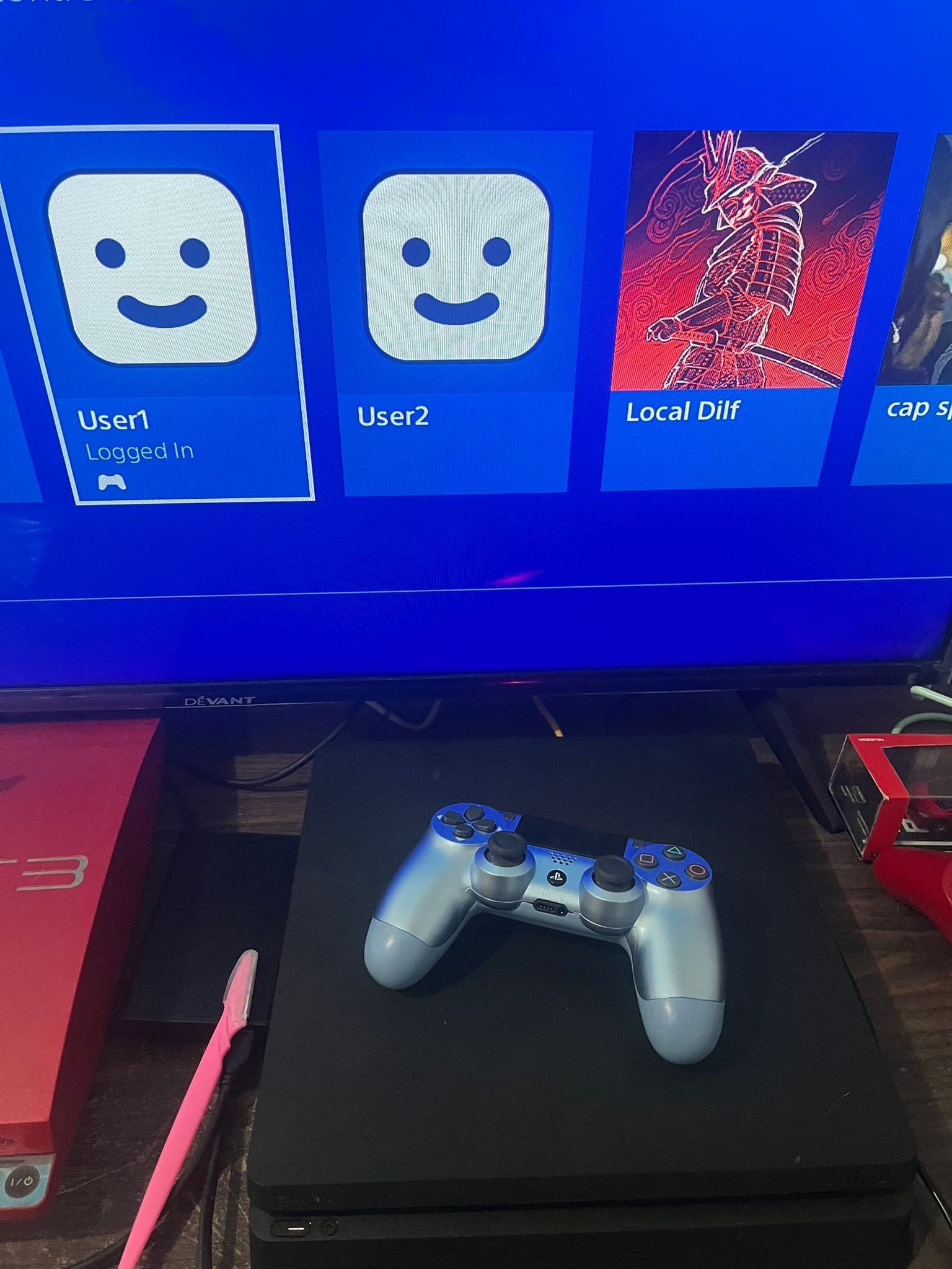 Ps4 1tb for sale with controller and cables