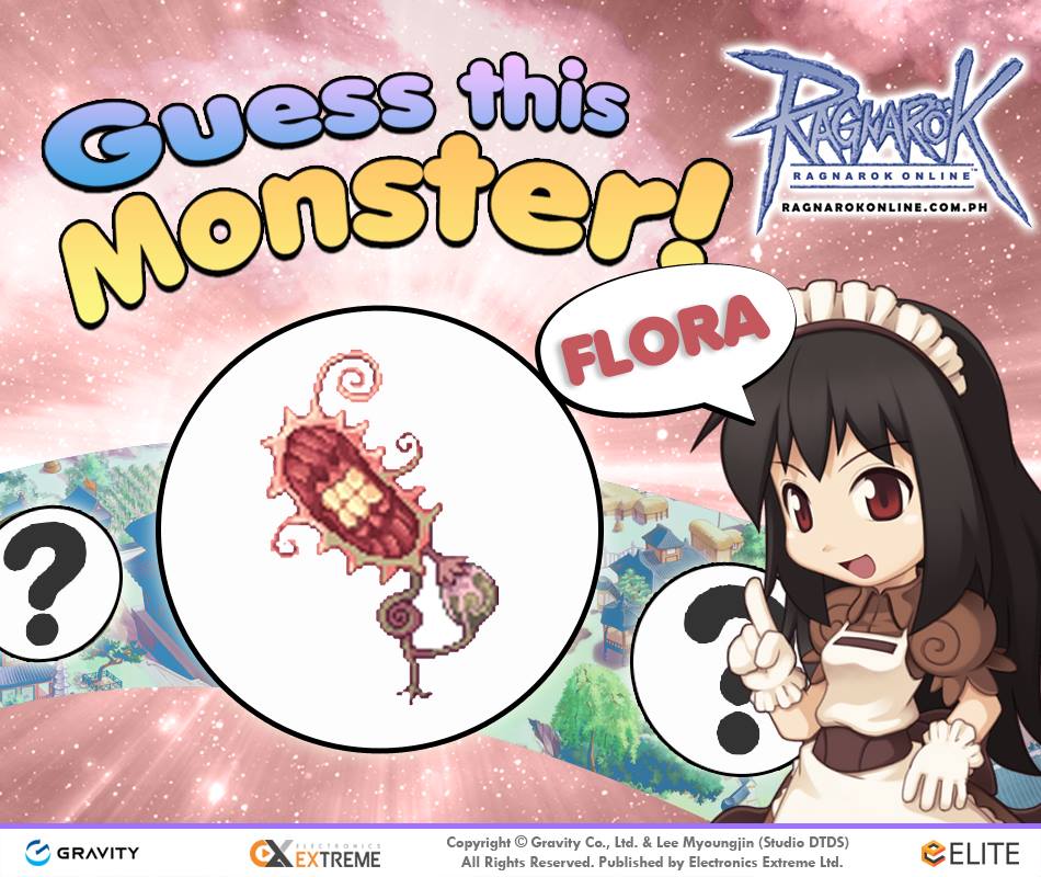 Ragnarok Online MSP - It's Flora!! Good job to everyone who guessed it ...