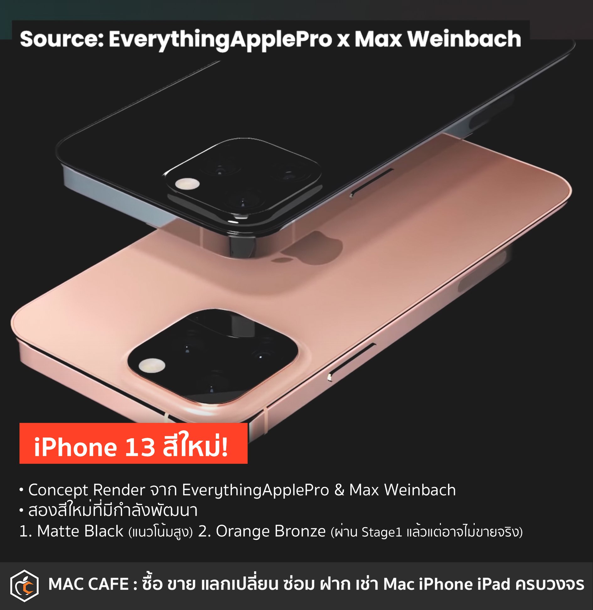 🎉iPhone 13 สีใหม่!🎉 . . . มีแนวโน้มมารอบนี้ถึง2สี!! #ข่าว #ข่าวร้อน ...