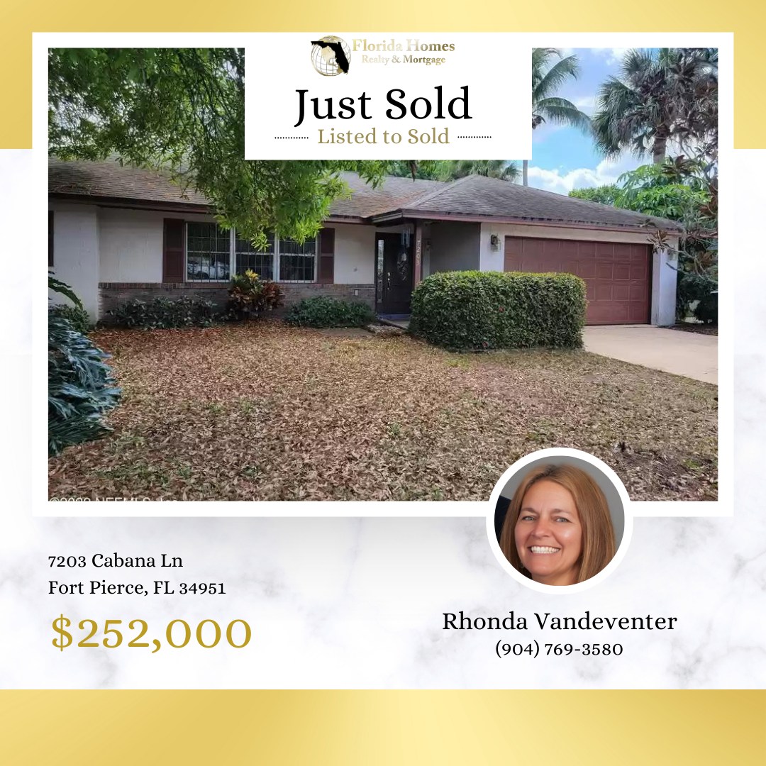 🌟 JUST SOLD by Jackie Erney, Rhonda... - FHRM LISTED to SOLD