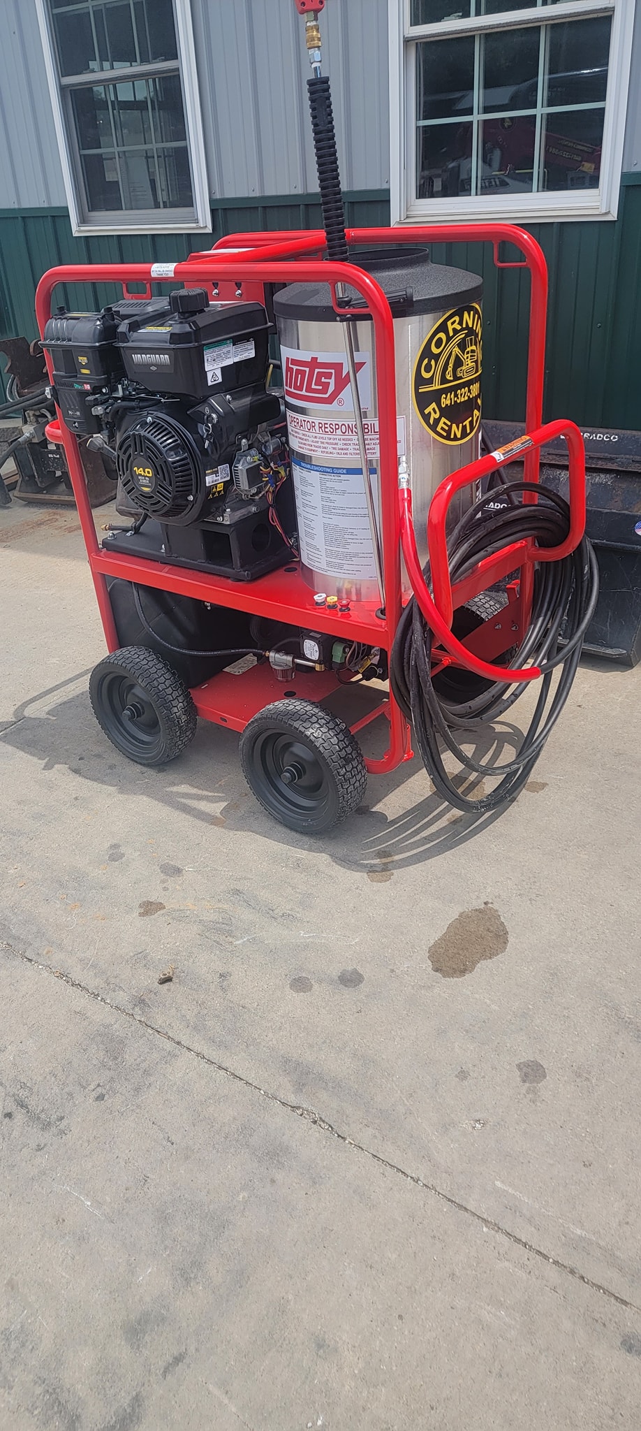 Corning Rental - Our New Hotsy Powerwashers have arrived.... | Facebook