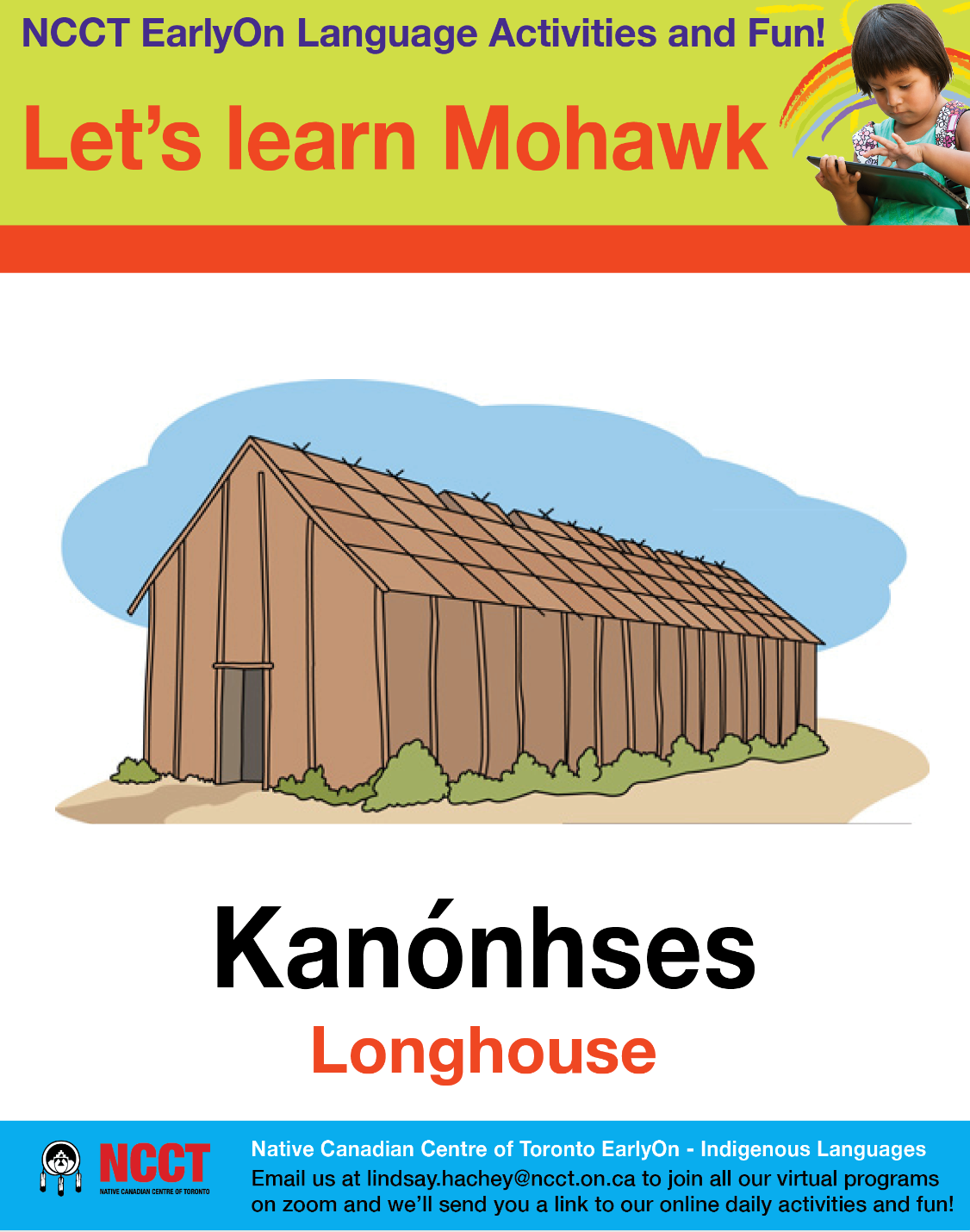 Let’s learn Mohawk!... - Native Canadian Centre of Toronto | Facebook