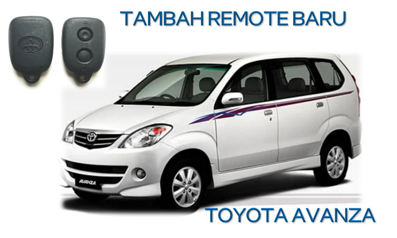 Remote - Toyota Avanza alarm original boleh duplicate remote baru tak ...