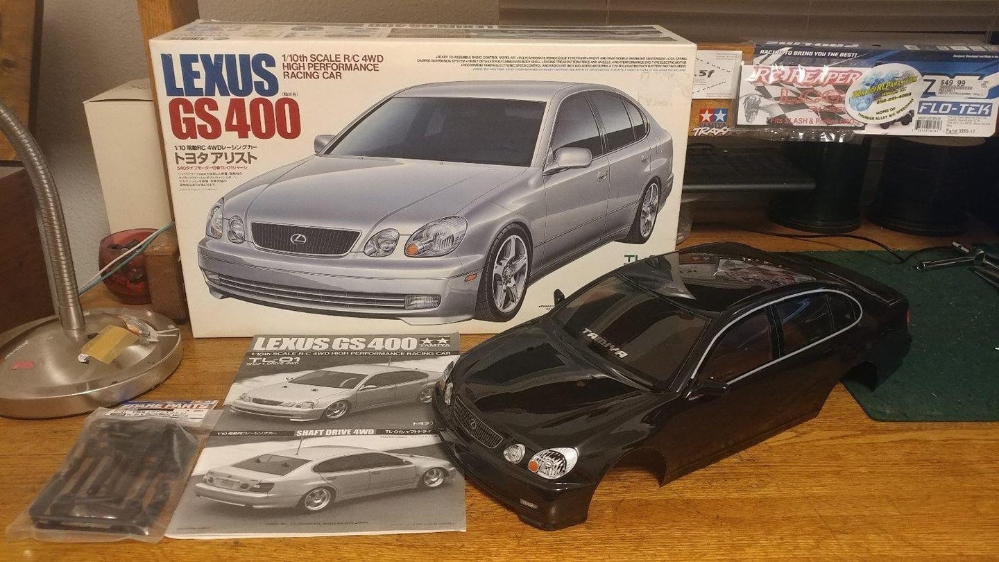 Where to find Tamiya GS400/Aristo 1/10 scale body set?