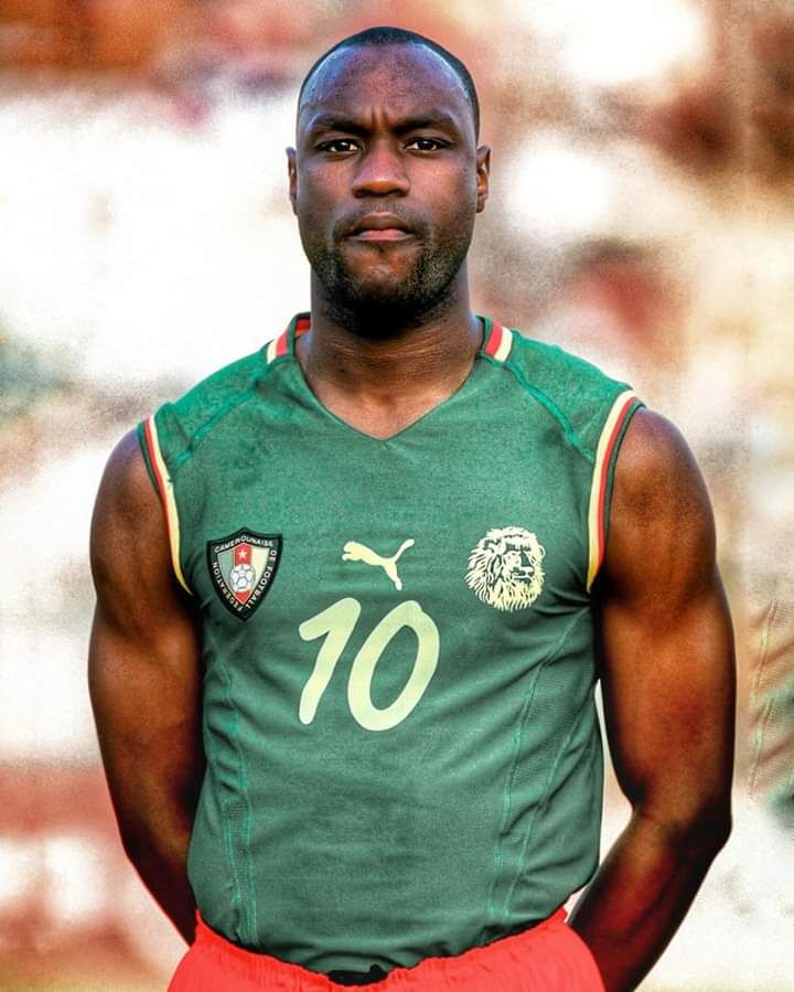 Patrick Mboma. Cameroon. World Soccer Winning Eleven 7