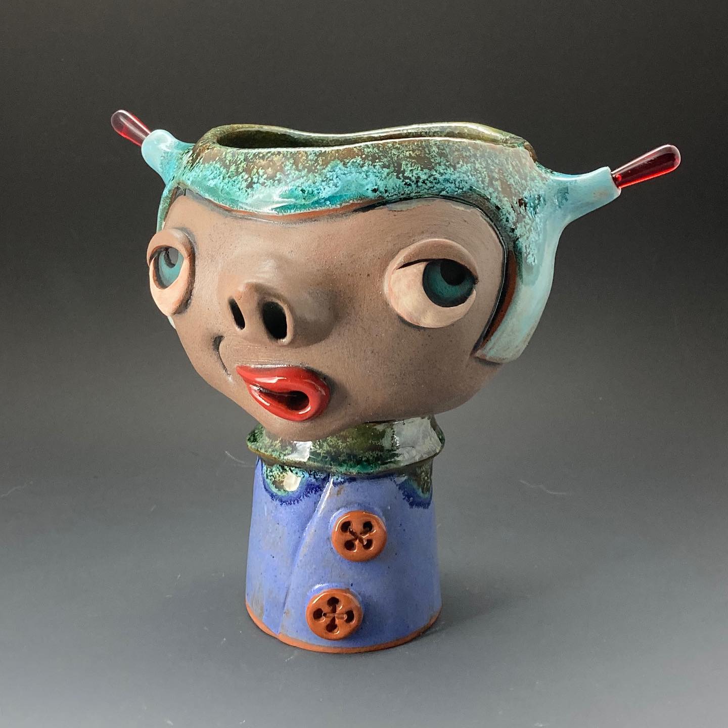 👽👽👽 The Alien Warrior Ceramic Cookie Jar has been restocked
