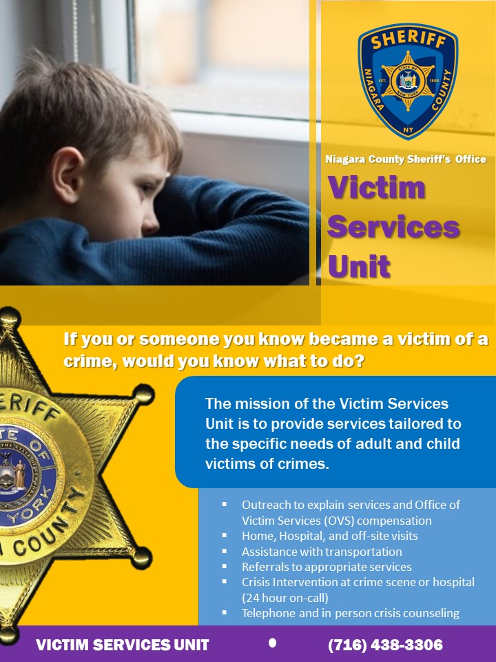 Niagara - The Niagara County Sheriff's Office Victim Services Unit can ...