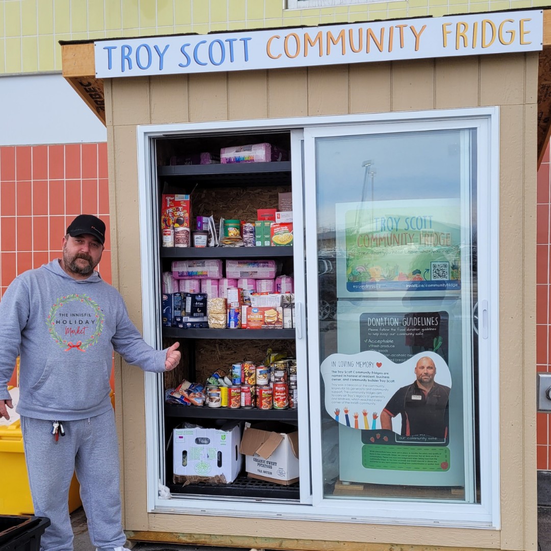 Our Troy Scott Community Fridge project... - Town of Innisfil | Facebook