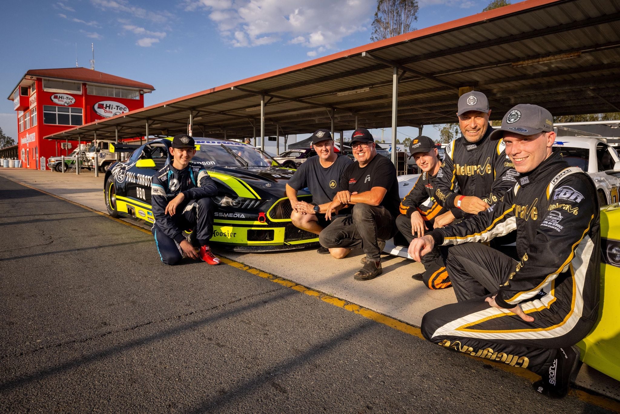 The TA2 Racing Australia field this... - Queensland Raceway