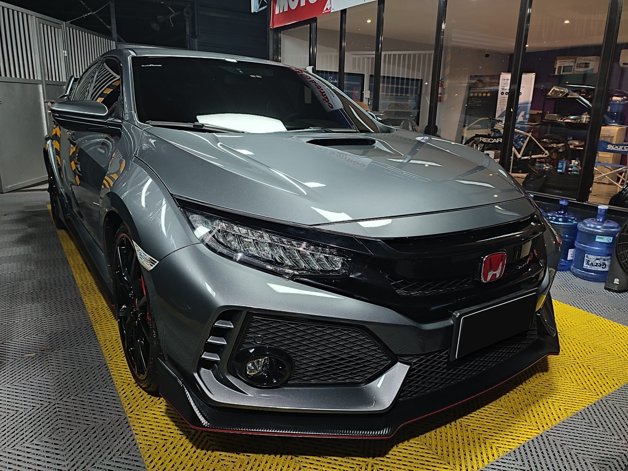 Honda Civic Type R wrapped with... - Purple Crew Auto Salon