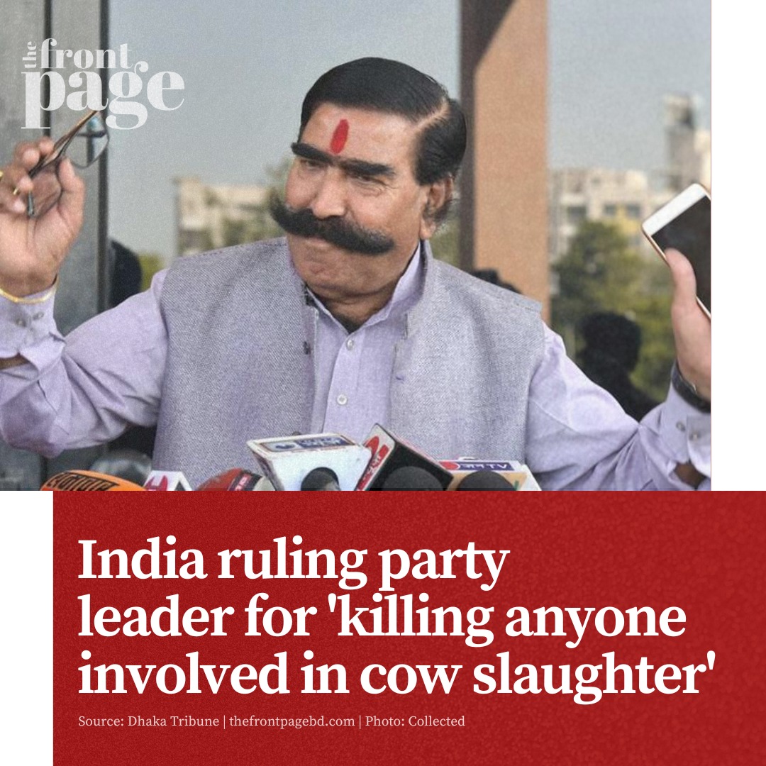 The Front Page - Bharatiya Janata Party (BJP) leader in...