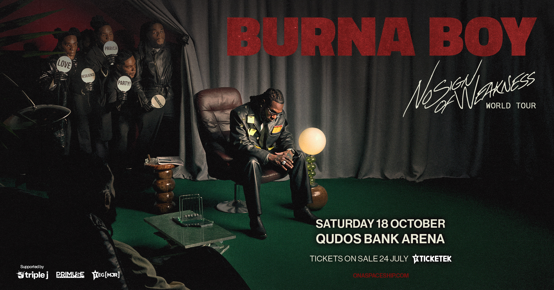 BURNA BOY | NO SIGN OF WEAKNESS WORLD TOUR | SYDNEY