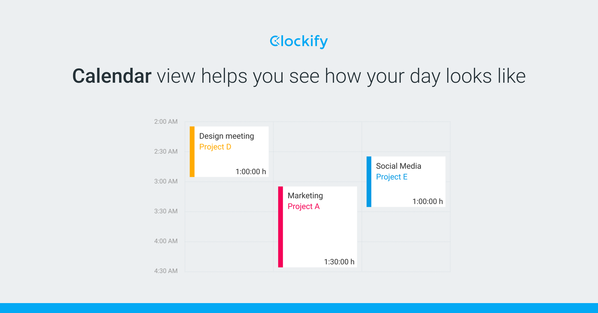 Clockify - See what your day looks like at a glance and...