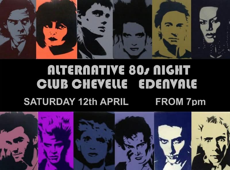 Club - Saturday, 12 April – DJ Dave (Alternative 80s Night) We’re ...